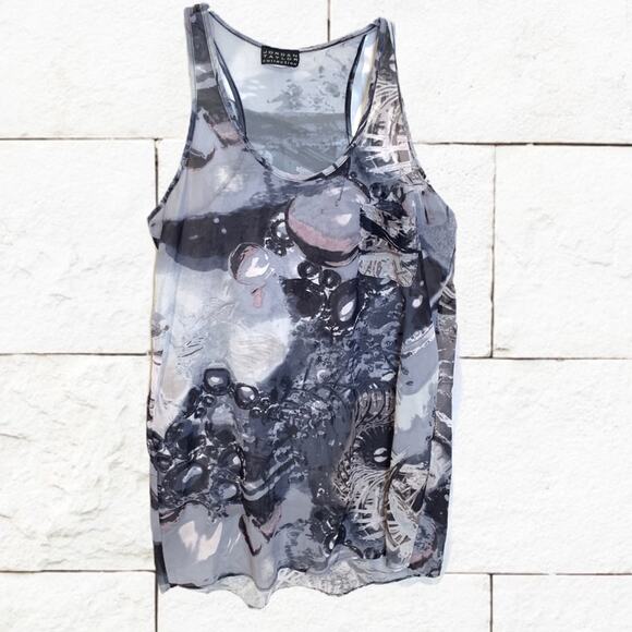 Jordan Taylor Collection Womens Sheer Gray Cover Swim size OS - Picture 6 of 6